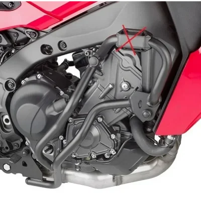 Gmole osłony silnika Kappa  Yamaha Tracer 9 21- czarne (KN2159B)