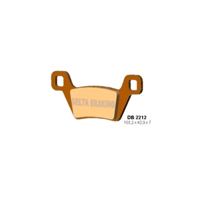 Klocki hamulcowe Delta Braking KH600 Kymco MXU (DB2212OR-D) Klocki hamulcowe Delta Braking KH600 Kymco MXU (DB2212OR-D)