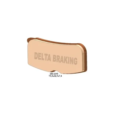 Klocki hamulcowe Delta Braking  przód L/P (DB2195RD-ER)