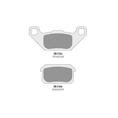 Klocki hamulcowe Delta Braking KH431 ATV ADLY + Quadzilla (DB2165OR-D) Klocki hamulcowe Delta Braking KH431 ATV ADLY + Quadzilla (DB2165OR-D)