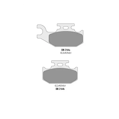 Klocki hamulcowe Delta Braking KH414 Suzuki ATV (Prawy Przód) (DB2164OR-D) Klocki hamulcowe Delta Braking KH414 Suzuki ATV (Prawy Przód) (DB2164OR-D)