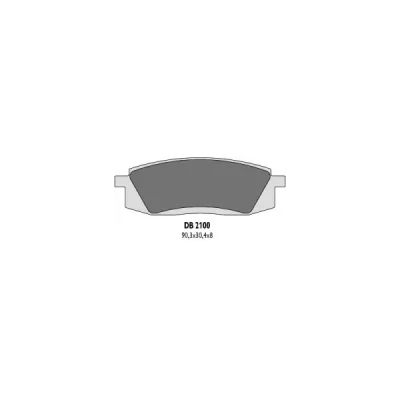 Klocki hamulcowe Delta Braking KH105 (DB2100OR-D) Klocki hamulcowe Delta Braking KH105 (DB2100OR-D)