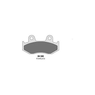 Klocki hamulcowe Delta Braking  KH92, KH323 (DB2080OR-D)
