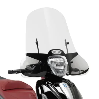 Szyba akcesoryjna Kappa  Piaggio Beverly 125 300 350 ie 2010-2020 47x72 cm przeźroczysta (5606AK)