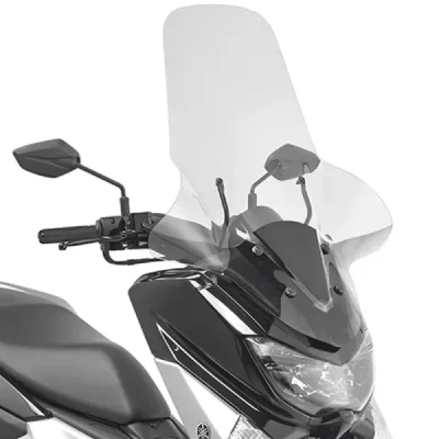 Szyba akcesoryjna Kappa  Yamaha N-Max 125 155 2015-2020 81,5x64,5 cm przeźroczysta (2123DTK)