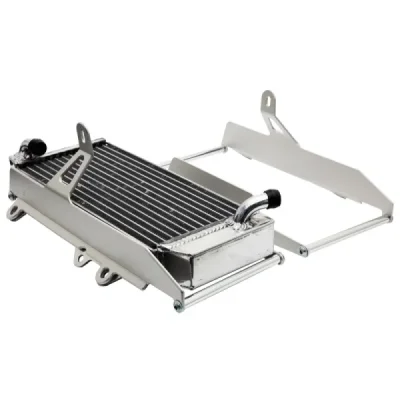 Crosspro osłony chłodnicy aluminiowe do Husqvarna/ KTM/GasGas 125-450 '19-'23, srebrny