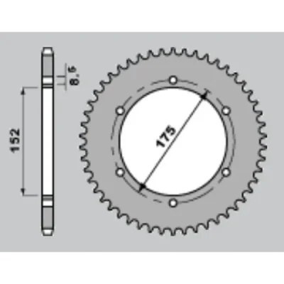 Zębatka tylna JR 844 55z (JTR839.55) (84455JRS) Zębatka tylna JR 844 55z (JTR839.55) (84455JRS)