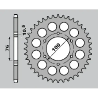 Jr Zębatka Tylna 816 48 Suzuki Gsx 1100F '88-'96, Gsx-R 1100 '89-'00, Suzuki Gs 550 '79-'88, Gsx 750 '83-'03, Fr 900Rr '94-'00 Jr Zębatka Tylna 816 48 Suzuki Gsx 1100F '88-'96, Gsx-R 1100 '89-'00, Suzuki Gs 550 '79-'88, Gsx 750 '83-'03, Fr 900Rr '94-'00