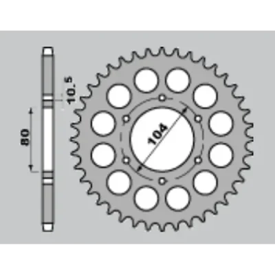 Zębatka tylna JR 488 42z Kawasaki ZRX 1200 R/S 01-06 ZXR 750 91-92 JTR488.42 (48842JR) Zębatka tylna JR 488 42z Kawasaki ZRX 1200 R/S 01-06 ZXR 750 91-92 JTR488.42 (48842JR)