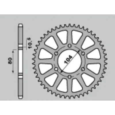 Jr Zębatka Tylna 478 42 Kawasaki Z 1000 '03-'20, Z 1000Sx '11-'18, Zx-10R '08-'10, Zx-10Rr '17-'18 Jr Zębatka Tylna 478 42 Kawasaki Z 1000 '03-'20, Z 1000Sx '11-'18, Zx-10R '08-'10, Zx-10Rr '17-'18