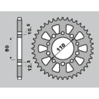 Jr Zębatka Tylna 334 41 Honda Cbr 1000F '96-'00 (Sc24), Vf 500F '85-'88 (Jtr1334.41) (Łańc. 530) (33441Jt) Jr Zębatka Tylna 334 41 Honda Cbr 1000F '96-'00 (Sc24), Vf 500F '85-'88 (Jtr1334.41) (Łańc. 530) (33441Jt)