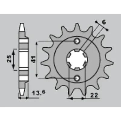 Zębatka przednia JR 293 15z (JTF293.15) (29315JR) Zębatka przednia JR 293 15z (JTF293.15) (29315JR)
