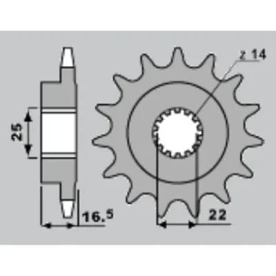 Jr Zębatka Przednia 2114 15 Ducati 796/820/821/848/992/998/999/1000/1100 (Jtf741.15) Jr Zębatka Przednia 2114 15 Ducati 796/820/821/848/992/998/999/1000/1100 (Jtf741.15)