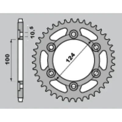 Zębatka tylna JR 1027 40z (JTR735.40) (102740JR) Zębatka tylna JR 1027 40z (JTR735.40) (102740JR)