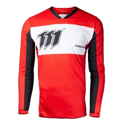 111 Racing Koszulka Moto 111.3 - Redrisk Czerwony/Biały/Czarny Xxl 111 Racing Koszulka Moto 111.3 - Redrisk Czerwony/Biały/Czarny Xxl