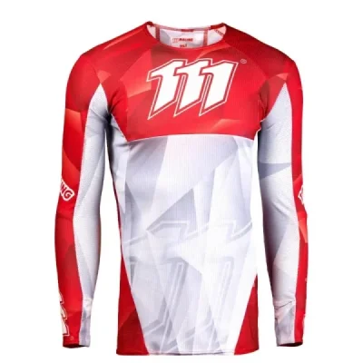 111 Racing Koszulka Moto 111.1 - Sharp Red Biały/Czerwony Xl 111 Racing Koszulka Moto 111.1 - Sharp Red Biały/Czerwony Xl