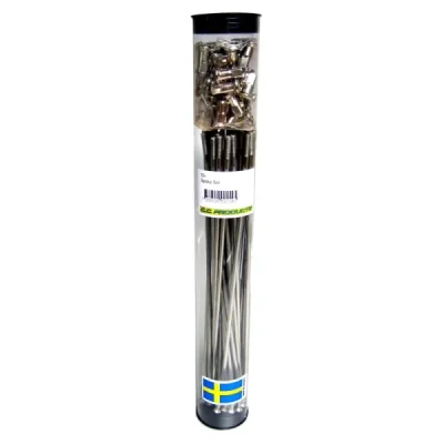 Szprychy tylne komplet 18" 8G/300-36 (18x189mm, 18x191mm) OEM: 3JD-25304-00 Yamaha YZ 125/250 '89-, YZF 250 '01-'08, YZF 400/426