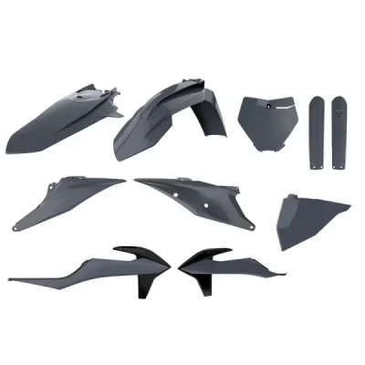 Zestaw plastików Body Kit Polisport szary (90814)