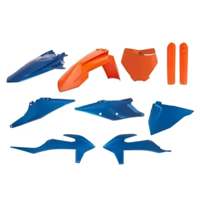 Zestaw plastików Body Kit Polisport KTM SX SX-F XC 19-21 niebiesko pomarańczowy (91053) Zestaw plastików Body Kit Polisport KTM SX SX-F XC 19-21 niebiesko pomarańczowy (91053)