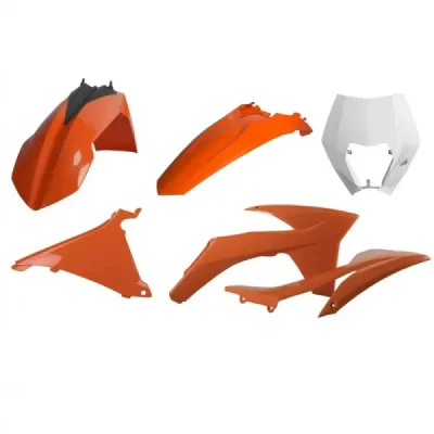 Zestaw plastików Body Kit Polisport oryginalny (12-13) KTM XCF-W (90855) Zestaw plastików Body Kit Polisport oryginalny (12-13) KTM XCF-W (90855)