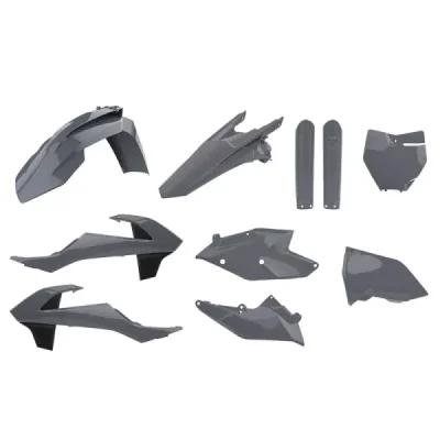 Zestaw plastików Body Kit Polisport szary (90825)