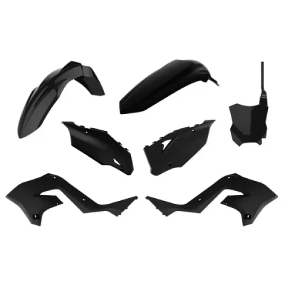 Zestaw plastików Body Kit Polisport czarny (90934)