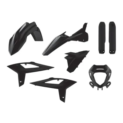 Zestaw plastików Body Kit Polisport czarny (90930)