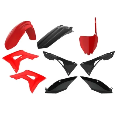 Zestaw plastików Body Kit Polisport czerwono czarny (90833) Zestaw plastików Body Kit Polisport czerwono czarny (90833)