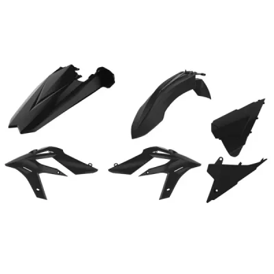 Zestaw plastików Body Kit Polisport czarny (90786)