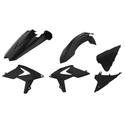 Zestaw plastików Body Kit Polisport czarny (90777)