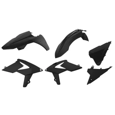 Zestaw plastików Body Kit Polisport czarny (90749)