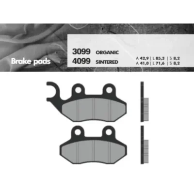 Klocki hamulcowe Brenta KH264 metaliczne (BR4099) Klocki hamulcowe Brenta KH264 metaliczne (BR4099)