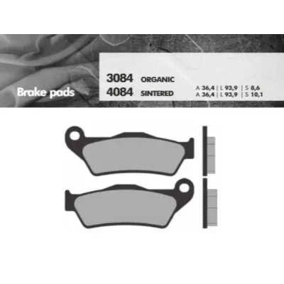 Klocki hamulcowe Brenta KH363 metaliczne tył (BR4084) Klocki hamulcowe Brenta KH363 metaliczne tył (BR4084)