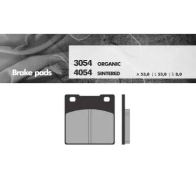 Klocki hamulcowe Brenta KH161 metaliczne (BR4054) Klocki hamulcowe Brenta KH161 metaliczne (BR4054)