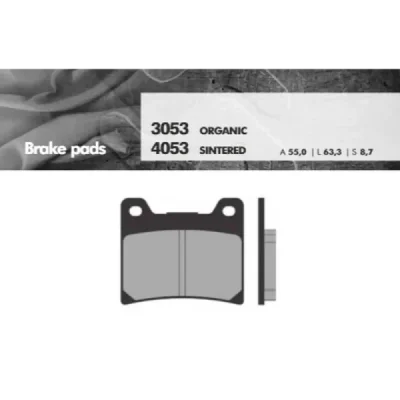 Klocki hamulcowe Brenta KH88  metaliczne (BR4053)