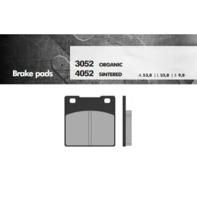 Klocki hamulcowe Brenta KH63  metaliczne (BR4052)