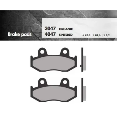 Klocki hamulcowe Brenta KH411 metaliczne (BR4047) Klocki hamulcowe Brenta KH411 metaliczne (BR4047)