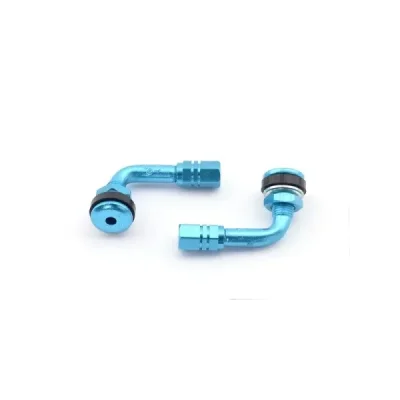 Zawór koła wygięty kątowy niebieski 2szt - V Parts Zawór koła wygięty kątowy niebieski 2szt - V Parts