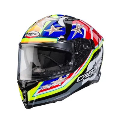 Kask integralny Avalon X Truck czarny/żółty fluo/czerwony fluo/niebieski S - Caberg Kask integralny Avalon X Truck czarny/żółty fluo/czerwony fluo/niebieski S - Caberg