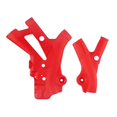 Komplet ochraniaczy ramy Polisport czerwony (8466900002)