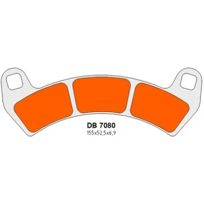 Klocki hamulcowe Delta Braking  KH680 przód (DB7080OR-D)