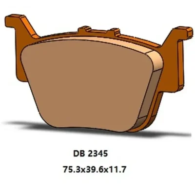 Klocki hamulcowe Delta Braking  KH714 tył EBC FA714 (DB2345OR-D)