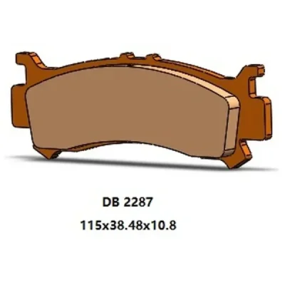 Klocki hamulcowe Delta Braking  KH702 prawy przód (DB2287OR-D)