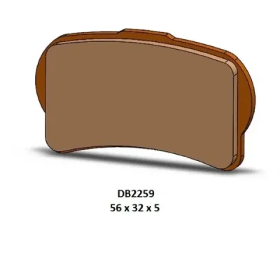 Klocki hamulcowe Delta Braking  KH644 przód (DB2259OR-D)
