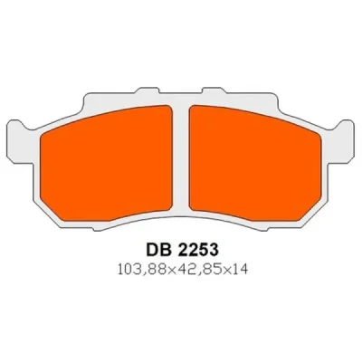 Klocki hamulcowe Delta Braking KH476 KH477 przód (DB2253OR-D) Klocki hamulcowe Delta Braking KH476 KH477 przód (DB2253OR-D)