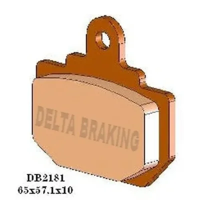 Klocki hamulcowe Delta Braking  KH111 tył EBC FA111 (DB2181OR-D)