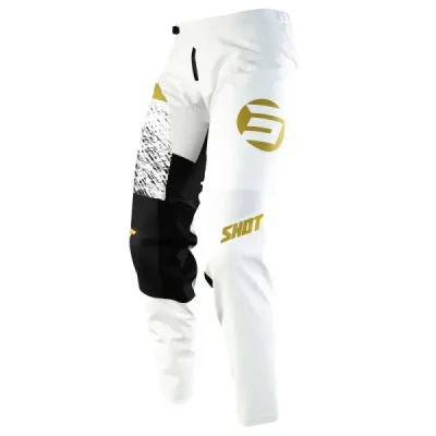 Shot Racing Spodnie Moto Devo Roll Gold Biały/Złoty/Czarny 30 Shot Racing Spodnie Moto Devo Roll Gold Biały/Złoty/Czarny 30