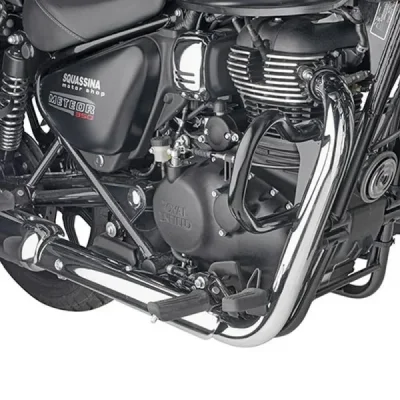 Gmole osłony silnika Kappa  Royal Enfield Meteor 350 21-23 czarne (KN9053)
