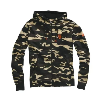 100 Procent Bluza Codzienna Z Kapturem (Kangurek) Interval Camo Kamuflaż M