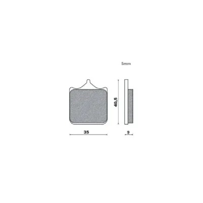 Klocki hamulcowe Brenta KH604/4  metaliczne (BR4122)